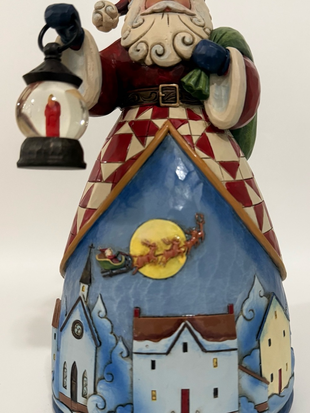 2011 Jim Shore Heartwood Creek βAnd To All A Good Nightβ Santa Figurine #4025489